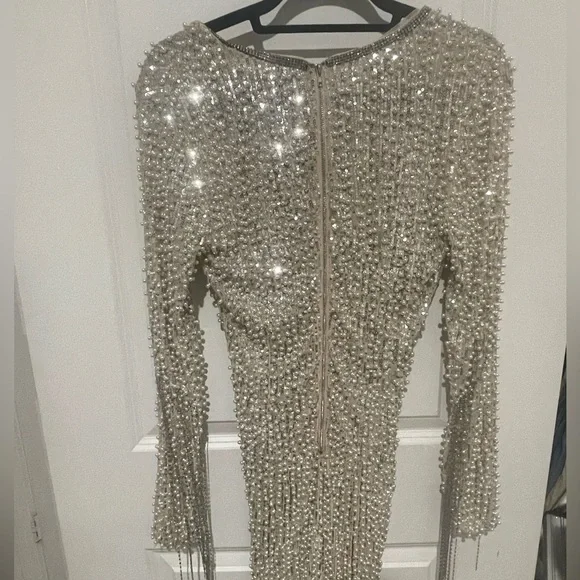 Beaded Pearl Dress - Picture 3 of 3